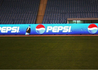 Αντι - UV επιτροπή του Ray Stadium LED, διαφημιστικοί πίνακες P10 περιμέτρου των οδηγήσεων ποδοσφαίρου προμηθευτής
